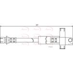 Apec Brake Hose HOS3406