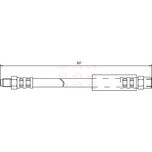 Apec Brake Hose HOS3414