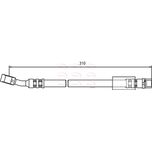 Apec Brake Hose Front HOS3445
