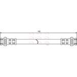 Apec Brake Hose Front Outer HOS3472