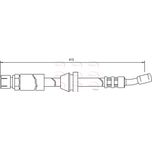 Apec Brake Hose Front HOS3499