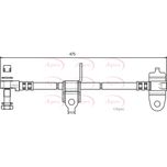 Apec Brake Hose Front Left HOS3557