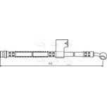 Apec Brake Hose Front Left HOS3564