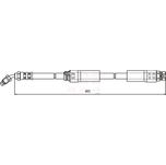Apec Brake Hose Front Right HOS3608