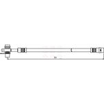 Apec Brake Hose Rear HOS3611