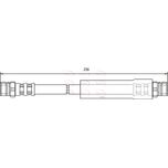 Apec Brake Hose HOS3696