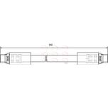 Apec Brake Hose Front HOS3701