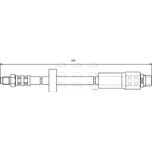Apec Brake Hose Rear HOS3702