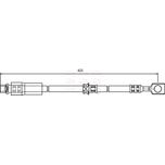 Apec Brake Hose Front HOS3710