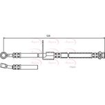 Apec Brake Hose Front Right HOS3750