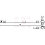 Apec Brake Hose Rear HOS3764