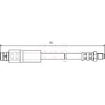 Apec Brake Hose Rear HOS3765