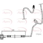 Apec Brake Hose Rear Outer, Right HOS3769