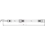 Apec Brake Hose Rear Left HOS3819