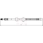 Apec Brake Hose Rear Right HOS3841