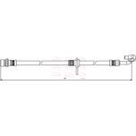 Apec Brake Hose Front Right HOS3863