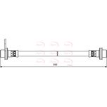 Apec Brake Hose HOS3911