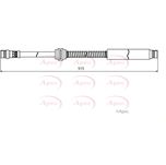 Apec Brake Hose Rear HOS3942