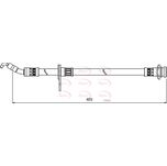 Apec Brake Hose Front HOS3977