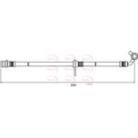 Apec Brake Hose Rear HOS3998