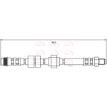 Apec Brake Hose Front HOS4008