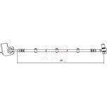 Apec Brake Hose Front Left HOS4009