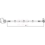 Apec Brake Hose Front Left HOS4011