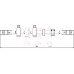 Apec Brake Hose Front Left HOS4099