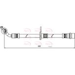 Apec Brake Hose Front Right HOS4123