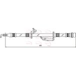 Apec Brake Hose Front Right HOS4127