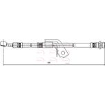 Apec Brake Hose Rear Right HOS4141