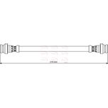 Apec Brake Hose Rear Inner HOS4185