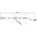 Apec Brake Hose Front Right HOS4259