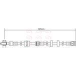 Apec Brake Hose Front HOS4293