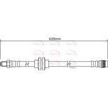 Apec Brake Hose Rear HOS4313