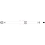 Apec Brake Hose Rear HOS4320