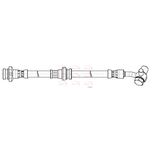 Apec Brake Hose Front Right HOS4437
