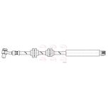 Apec Brake Hose Front HOS4474