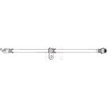 Apec Brake Hose Front Left HOS4485