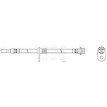 Apec Brake Hose Front HOS4489