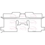 Apec Brake Pad Fitting Kit Rear KIT1125
