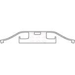 Apec Brake Pad Fitting Kit Rear KIT1131