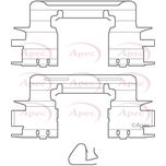 Apec Brake Pad Fitting Kit Front KIT1148