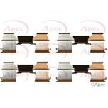 Apec Brake Pad Fitting Kit Front KIT1283