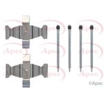 Apec Brake Pad Fitting Kit Front KIT1316