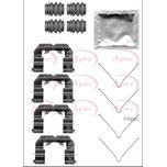 Apec Brake Pad Fitting Kit Front KIT1353
