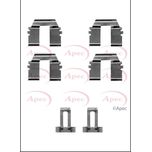 Apec Brake Pad Fitting Kit Rear KIT1390