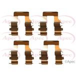 Apec Brake Pad Fitting Kit Rear KIT436