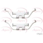 Apec Brake Pad Fitting Kit Rear KIT448