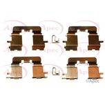Apec Brake Pad Fitting Kit Rear KIT591